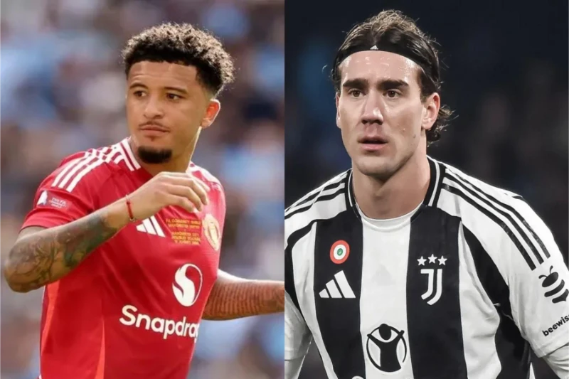 MU đổi Sancho lấy Vlahovic